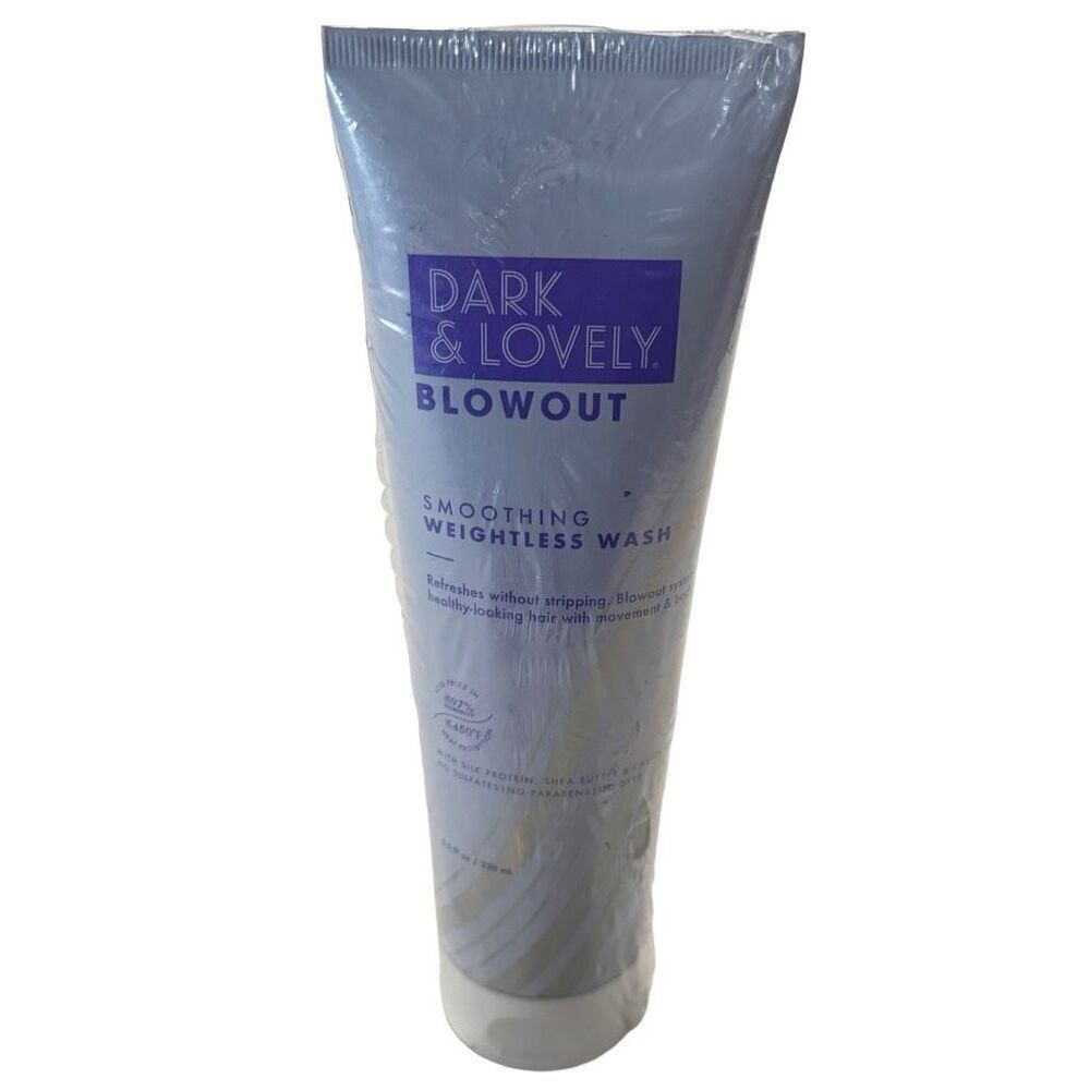 DARK & LOVELY BLOWOUT SMOOTHING WEIGHLESS WASH 8.5OZ NEW
